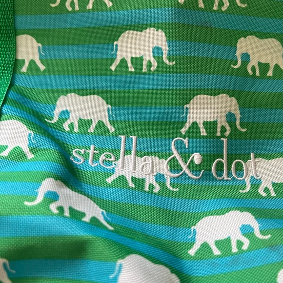 Retired Stella & Dot Big Handbag Tote Bag EUC - Picture 4 of 12